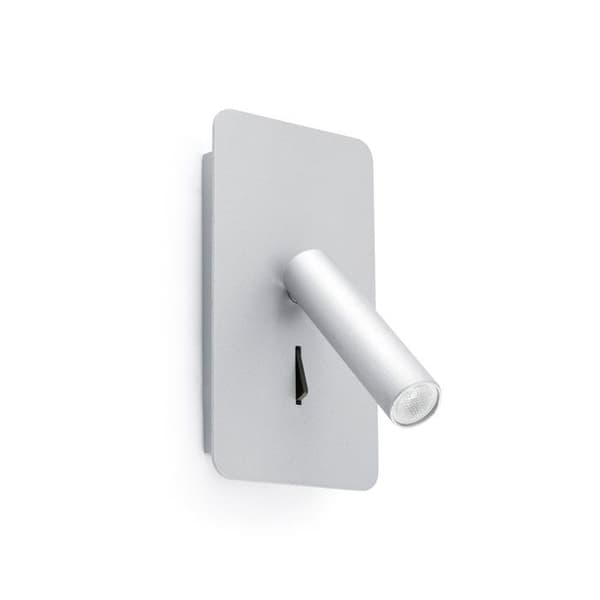 Vägglampa - Faro Barcelona - Suau - 140 Lm - 3W - Integrerad LED Grå