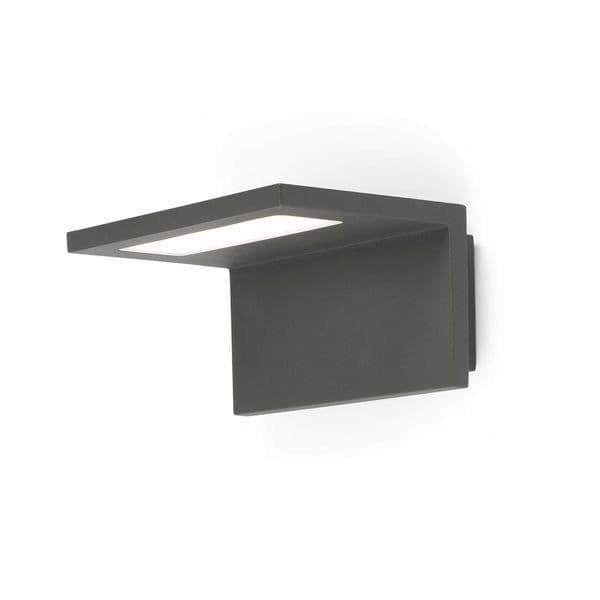 Vägglampa utomhus-ELE-Led 6W -Mörkgrå - FARO