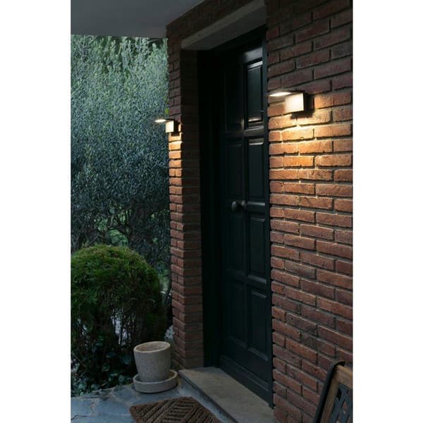 Vägglampa utomhus-ELE-Led 6W -Mörkgrå - FARO
