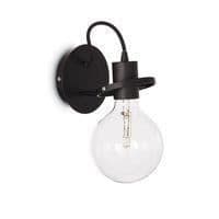 Vägglampa RADIO Svart 1x60W - IDEAL LUX - 119502