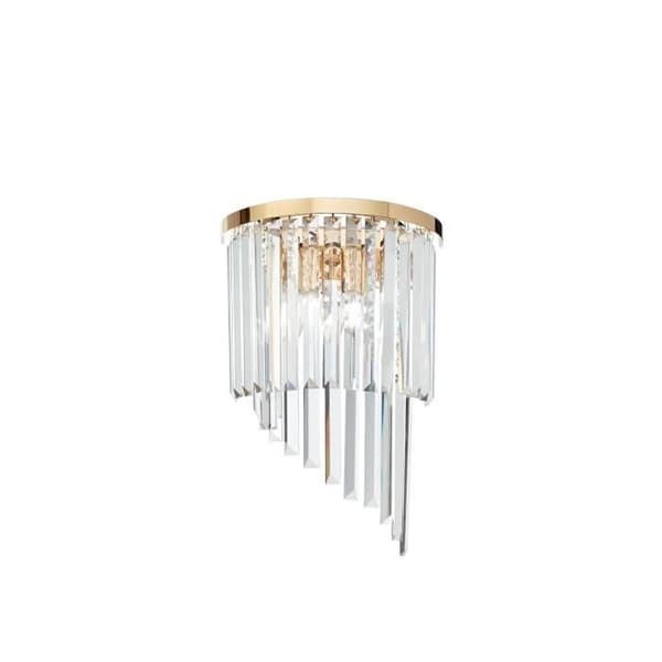 Ideal Lux Lighting 3 Light Wall Light Gold IDL213491