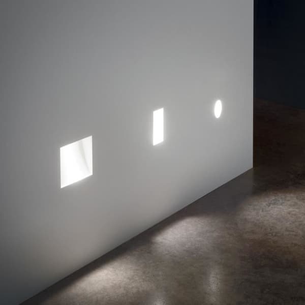 Ideal Lux WALKY-3 - LED-gips integrerad i en infälld vägglampa med 1 vitt ljus 3000K