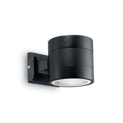 Vägglampa utomhus SNIF rund Svart 1x40W - IDEAL LUX - 061450 Svart