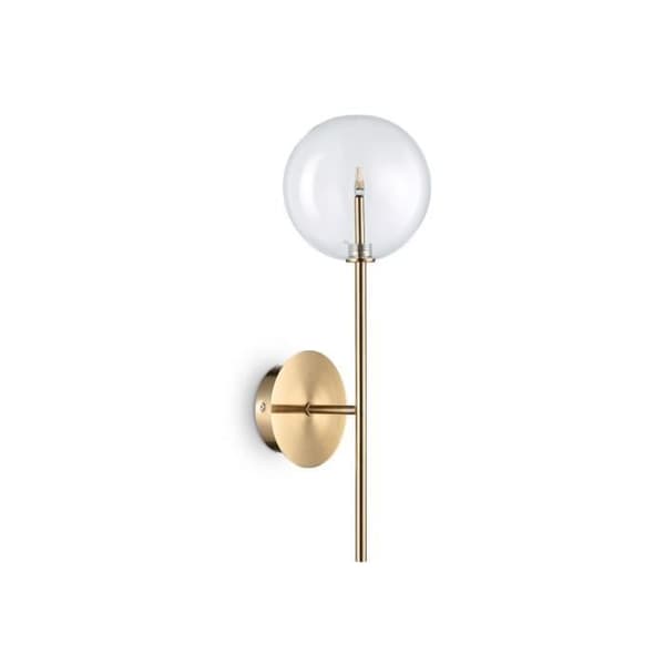 Ideal Lux Lighting 1 Vägglampa i antik mässing IDL200149