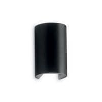 Vägglampa utomhus APOLLO rund Svart 2x3W - IDEAL LUX - 137391