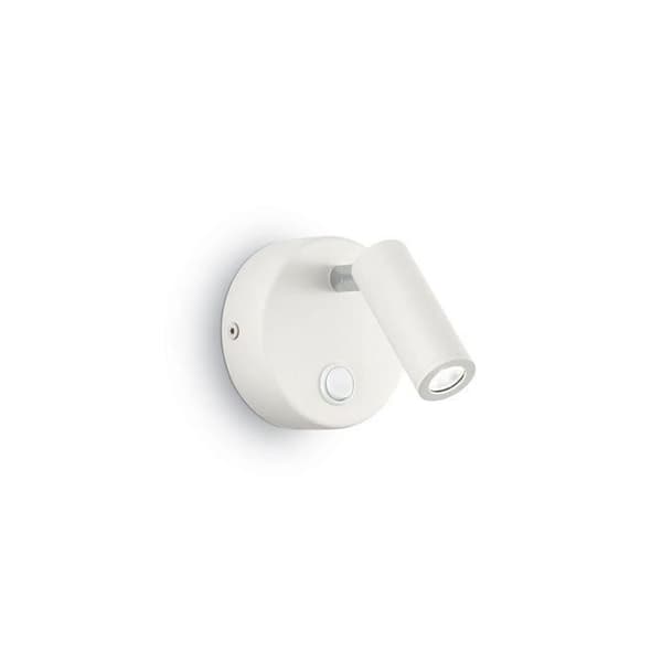 Vägglampa - IDEAL LUX - PAGE - Vit - 1x3W - Inbyggd LED