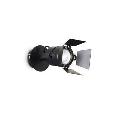 Vägglampa CIAK Svart 1x50W - IDEAL LUX - 095653