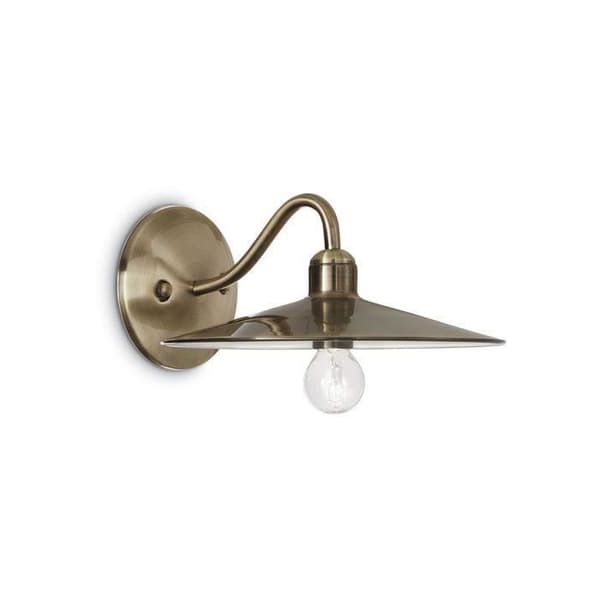 CANTINA vägglampa Åldrad mässing 1x40W - IDEAL LUX - 112626