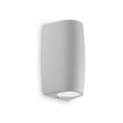 Vägglampa utomhus KEOPE Grå 2x4,5W - IDEAL LUX - 147796