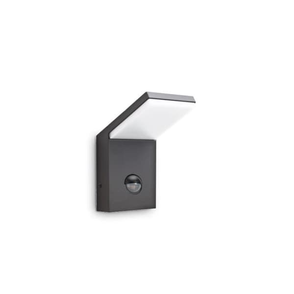 Vägglampa - Ideal Lux - 246864 STYLE AP SENSOR 3000K - Aluminium, Plast - Vit, Antracit