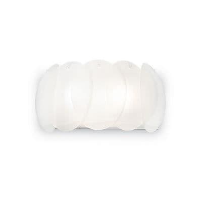 OVALINO Vit vägglampa 2x60W - IDEAL LUX - 038025