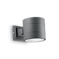 Miniatyrbild 1 av 3: Vägglampa utomhus SNIF rund antracit 1x40W - IDEAL LUX - 061467