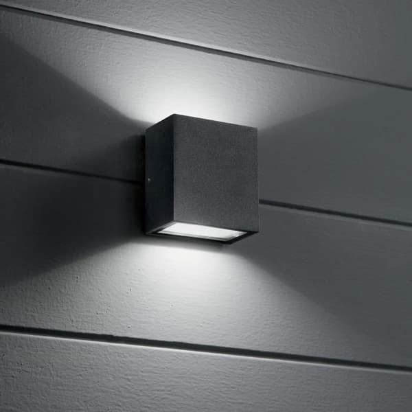Cubic Up &amp; Down LED utomhusvägglampa Vit IP65, 4000K