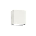 Miniatyrbild 1 av 2: Cubic Up &amp; Down LED utomhusvägglampa Vit IP65, 4000K