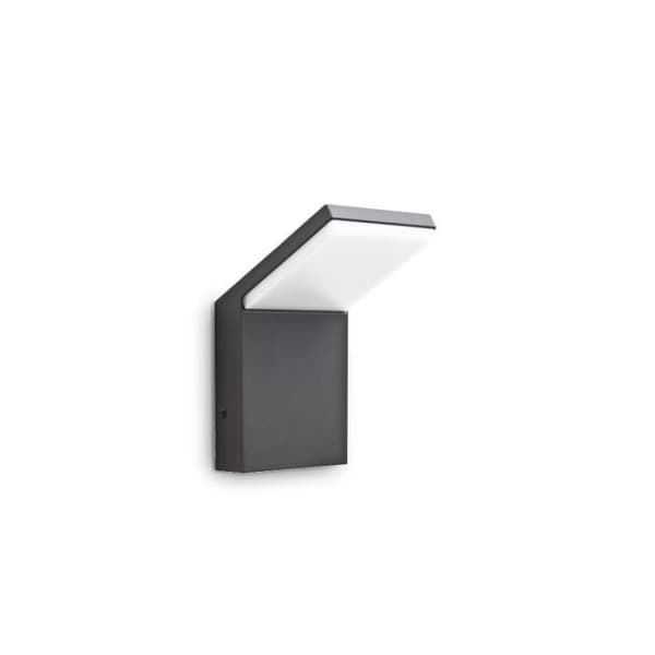 Vägglampa - Ideal Lux - STYLE AP - Antracit - LED 9W - PIR-detektor