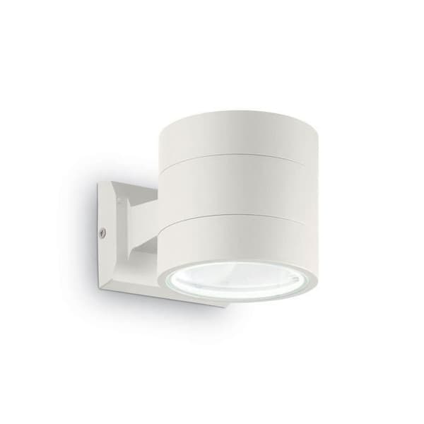 Vägglampa utomhus SNIF rund Vit 1x40W - IDEAL LUX - 144283