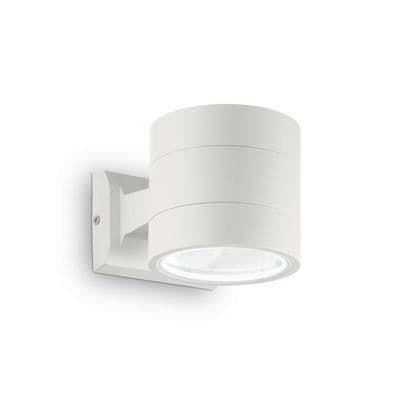 Vägglampa utomhus SNIF rund Vit 1x40W - IDEAL LUX - 144283