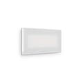 Miniatyrbild 1 av 2: IP65 vit infälld LED utomhusvägglampa, 3000K