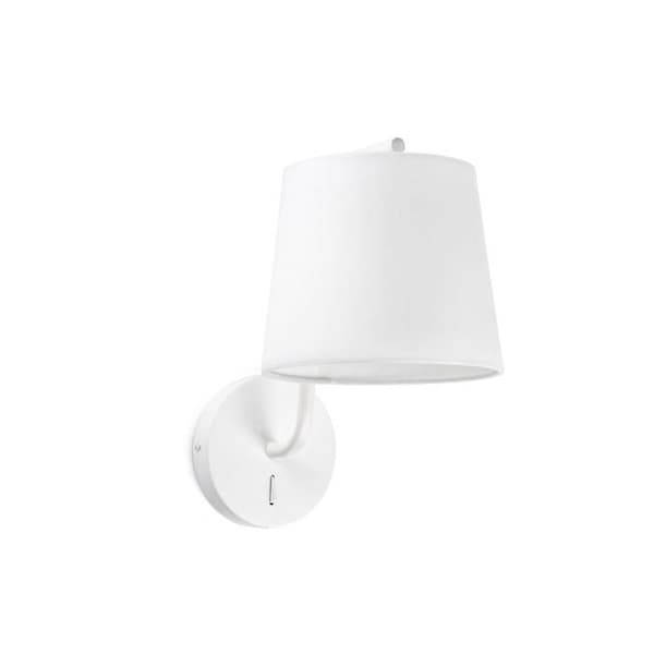 Berni Vit Lampskärm Vägglampa 1x E27 20W - FARO - 29326