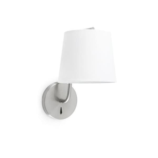 Berni Matt Nickel Lampskärm Vägglampa E27 20W - FARO - 29328