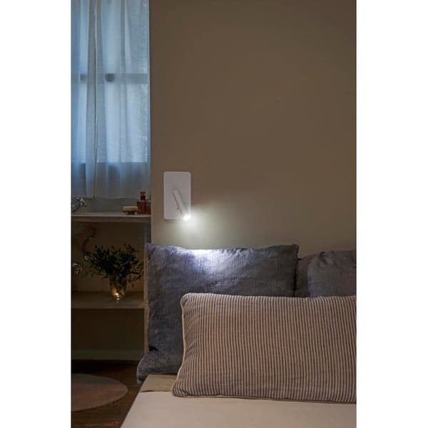 Vägglampa - Faro Barcelona - Suau - 3W - 140 Lm - Vit