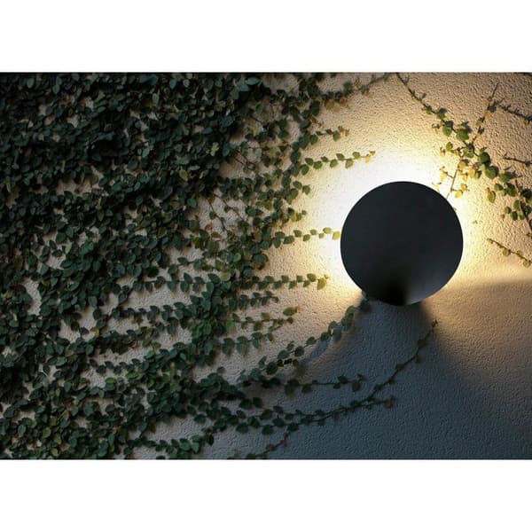 Lotus utomhus LED vägglampa - Faro - Aluminium Ø22cm - IP65