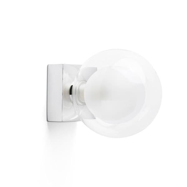 FARO Perla badrumsvägg- eller taklampa - Metall/Glas Ø12cm - IP44