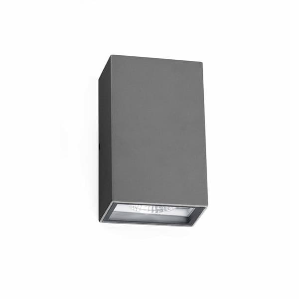 Utomhus LED vägglampa Mörkgrå 6W-Ling - FARO Mörkgrå
