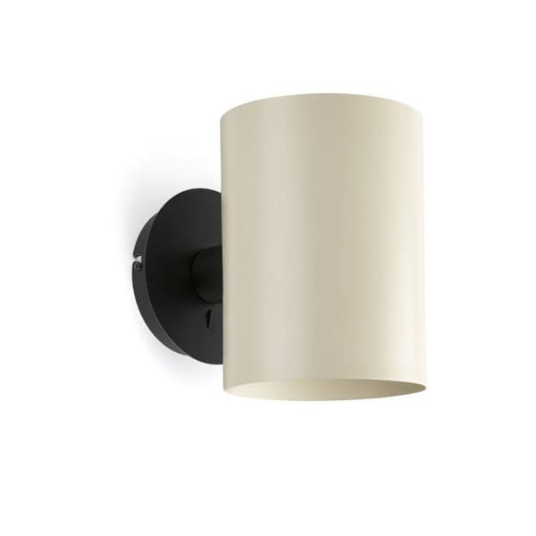 GUADALUPE beige, Vägglampa, Faro Barcelona Svart