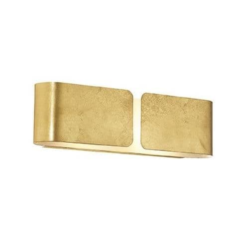 Ideal Lux CLIP AP2 MINI, Yta, 2 glödlampor, 40 W, G9, IP20, Guld