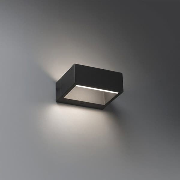 Utvändig vägglampa -ALP-Led 6W -Mörkgrå - FARO