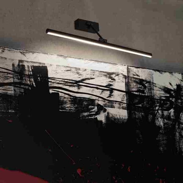 LED-applikation - Faro - Magritte - Svart - Aluminium - 12W - Samtidsdesign Svart