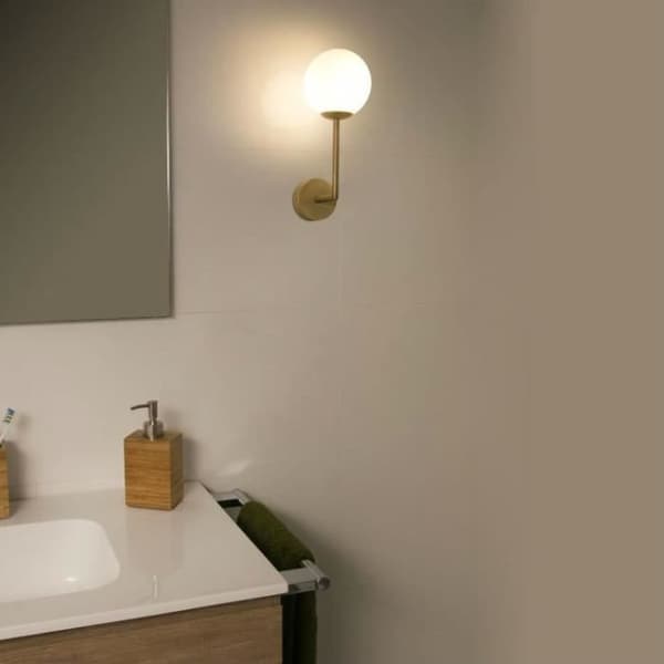 Vägglampa - FARO - Gala - Opalglas - IP44 - Modern design