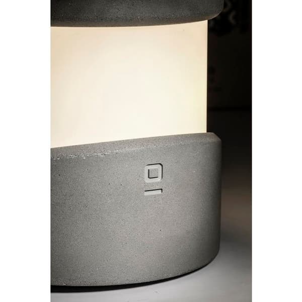 Vägglampa - FARO - BLOCK - Grå - E27 - Utomhus - 15W