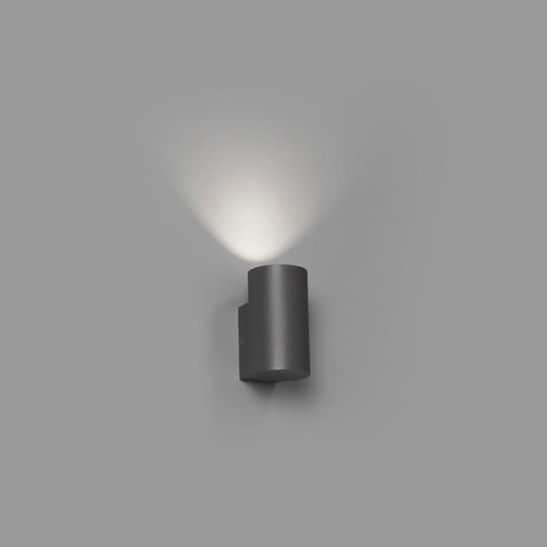 FARO Barcelona 70283 - THON-1 LED-vägglampa grå