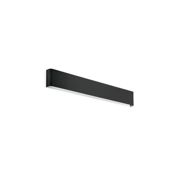 LED vägglampa - Ideal Lux - DELTA - 61cm - Svart - 3000K - Metall och glas