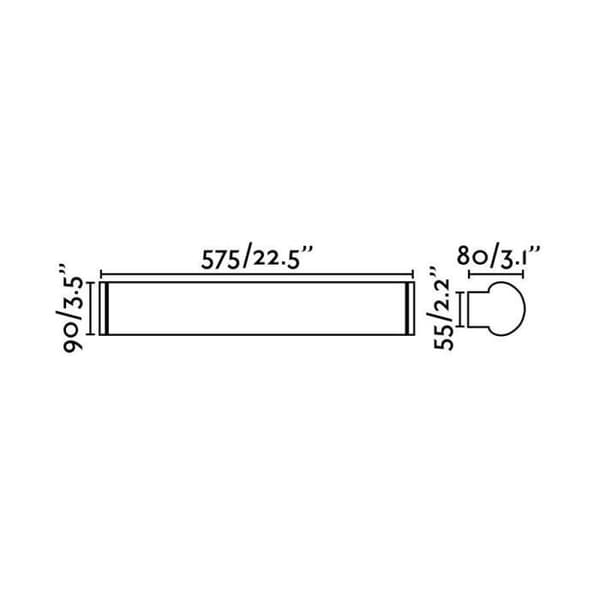 LED-applikation - FARO - Danubio - 18W - 2700K - IP44