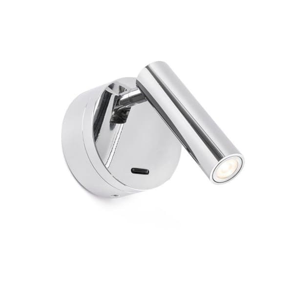 BOC LED Chrome läsare vägglampa, Faro Barcelona