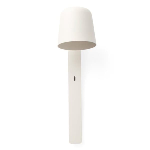 Vägglampa - FARO - TILA - Vit dun - E27 - Modern design - 46cm