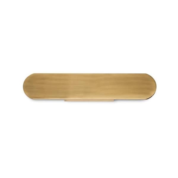 Ideal Lux ECHO Integrerad Led Vägglampa Flush Mässing 40cm 3000K