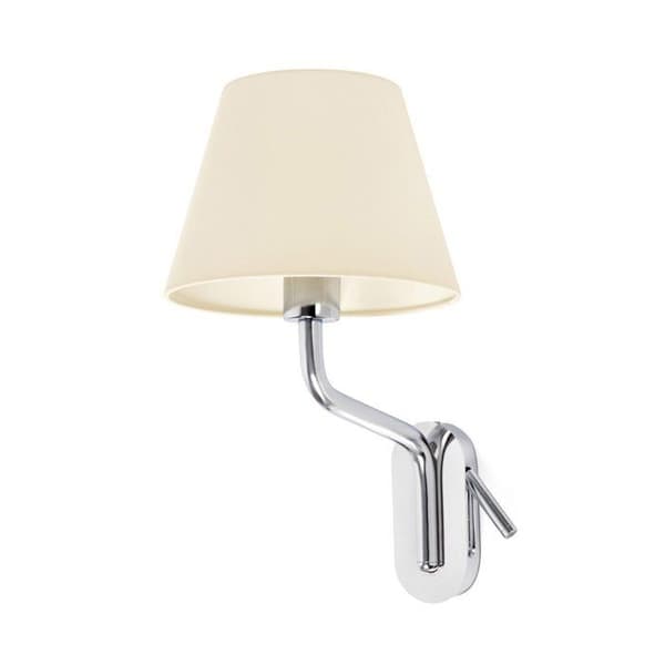Läsarmatur - Faro - ETERNA - Vägglampa - Krom - E27 - 15W