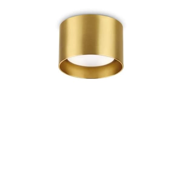 Ideal Lux SPIKE Rund Ytmonterad Downlight i mässing