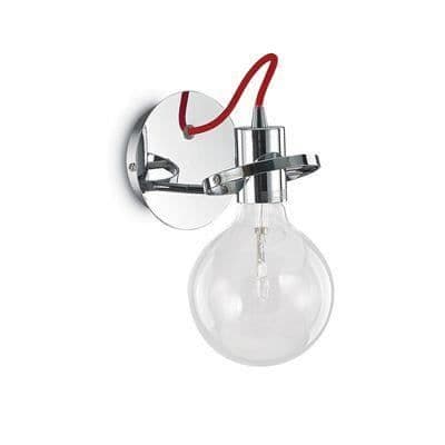 RADIO Krom vägglampa 1x60W - IDEAL LUX - 119427