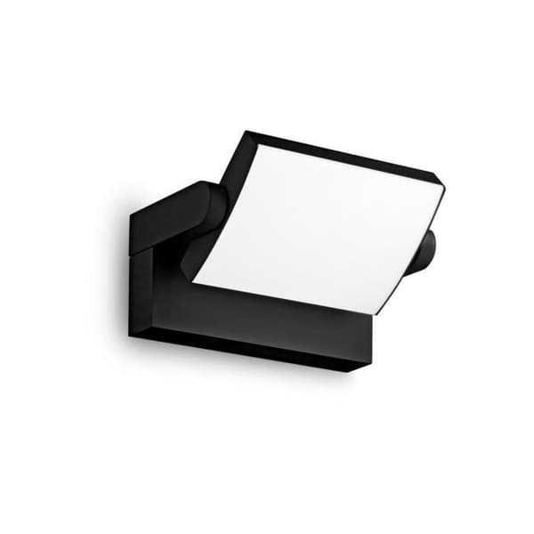 Ideal Lux SWIPE Svart LED utomhusvägglampa, 3000K, IP54
