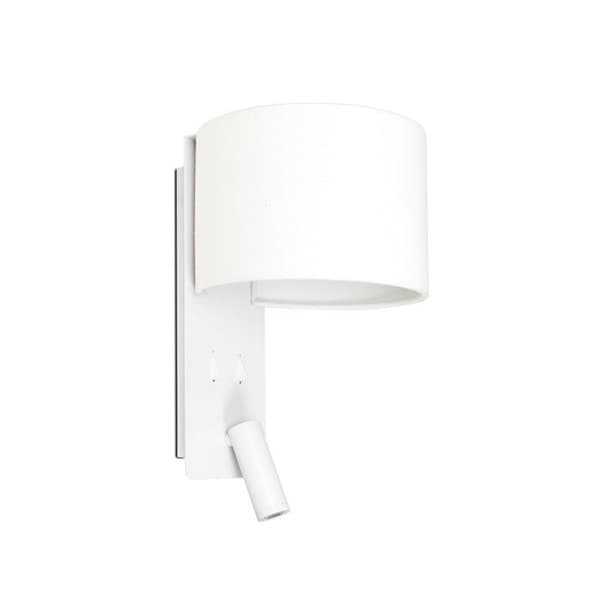 Faro Barcelona 64304 - FOLD Vit vägglampa med LED-spelare från NUT CREATIVE Vit