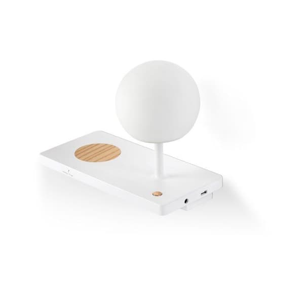 NIKO Vänster vägglampa vit 01014A