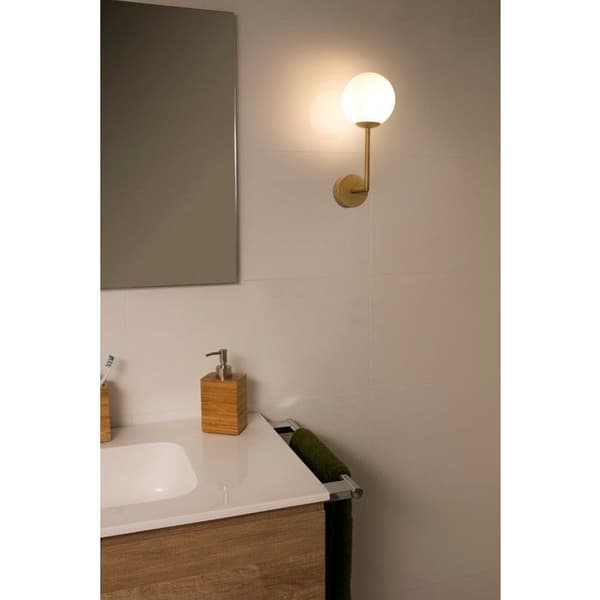 Vägglampa - Faro - Gala - H32cm - Opalglas - IP44 - 1 st G9-lampa