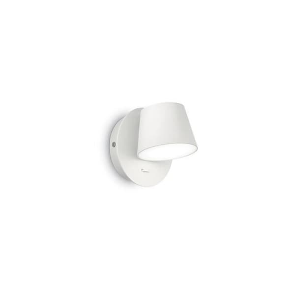 Vägglampa - IDEAL LUX - GIM - 30 glödlampor - LED 6W - Vit - Aluminium Metall