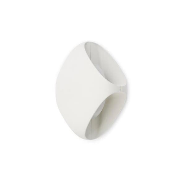 Faro - Bu-oh vit utomhusvägglampa LED IP65 H15 cm - Vit 15,5 cm