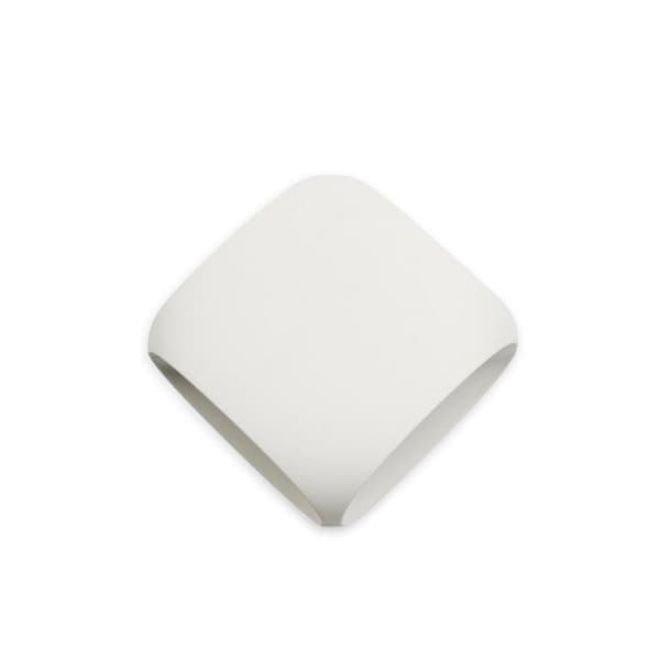 Faro - Bu-oh vit utomhusvägglampa LED IP65 H15 cm - Vit 15,5 cm Vit
